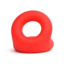 Liquid Silicone Rugby Ring Red