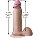The Realistic Cock UR3 White 18 cm