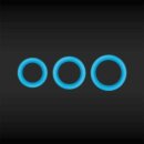 Firefly - Halo - Cockring 50 mm. Small - Blue