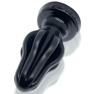 Oxballs Airhole Small Finned Buttplug - Black 4,55 cm