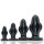 Oxballs Airhole Small Finned Buttplug - Black