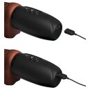 King Cock Plus 7,5" Thrusting with Balls Brown