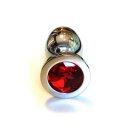 Kiotos - Jewel Buttplug Large Red 3,7 cm