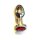 Kiotos - Jewel Buttplug Large Red 3,7 cm
