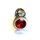 Kiotos - Jewel Buttplug Large Red 3,7 cm