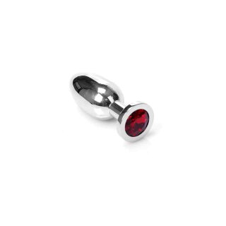 Kiotos - Jewel Buttplug Small Red 2,5 cm