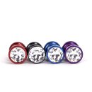 Kiotos - Aluminum Alloy Anal Plug 1 Blue 3 cm