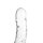 Glass Dildo Clear Penis Round