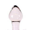 Kiotos - Glass Buttplug White Tickler 4 cm