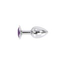 Buttplug Aluminium Purple Small 2,5 cm