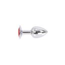 Buttplug Aluminium Red Small 2,8 cm