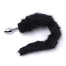 Kiotos - Fox Tail Plug Black Short 2,8 cm