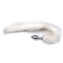 Kiotos - Fox Tail Plug White Short 4,2 cm