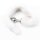 Kiotos - Fox Tail Plug White Short 4,2 cm