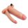 Pleasure X-Tender - Vibrating Double Penis Sleeve Flesh 1