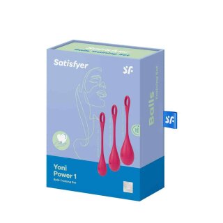 Satisfyer Yoni Power 1 Training Set Rot