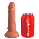 King Cock Elite Dual Density Silicone Cock Tan 15 cm