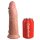 King Cock Elite 8“ Vibrating + Dual Density Silicone Cock Light