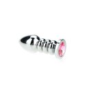 Ribbed Buttplug Pink