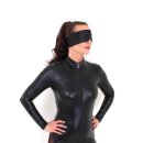 Black Blindfold Satin Look
