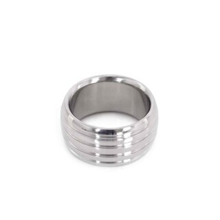 Fancy Steel Donut Cockring 40 mm