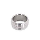Fancy Steel Donut Cockring 40 mm