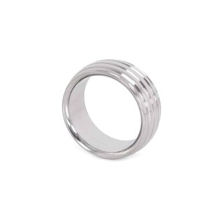 Fancy Steel Donut Cockring 50 mm