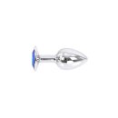 Buttplug Aluminium Blue Small 2,8 cm