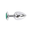 Buttplug Aluminium Green Large 4 cm