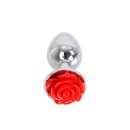 Kiotos - Aluminium Buttplug Red Rose 2,8 cm