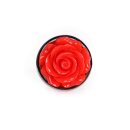Kiotos - Aluminium Buttplug Red Rose 2,8 cm