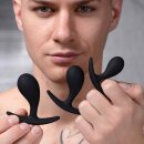 Dark Droplets 3 Piece Curved Silicone Anal Trainer Set