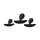 Dark Droplets 3 Piece Curved Silicone Anal Trainer Set