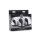 Dark Droplets 3 Piece Curved Silicone Anal Trainer Set