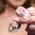 Pink Gem Glass Anal Plug Small