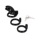 Plastic Chastity Cage Black