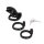 Plastic Chastity Cage Black