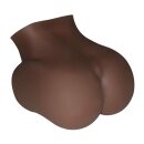 Masturbator Large Black Double Hole (XL)