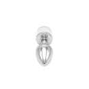 Anal Plug Ball Gem Clear