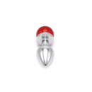 Anal Plug Ball Gem Red