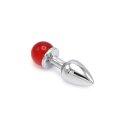 Anal Plug Ball Gem Red