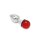 Anal Plug Ball Gem Red