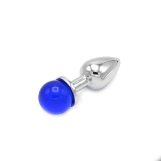 Anal Plug Ball Gem Blue