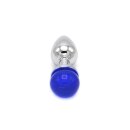 Anal Plug Ball Gem Blue