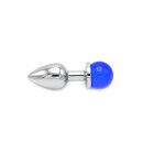 Anal Plug Ball Gem Blue