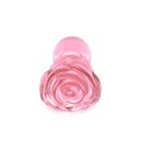 Kiotos - Glass Plug Rose Pink 3,8 cm