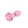 Kiotos - Glass Plug Rose Pink 3,8 cm