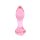 Kiotos - Glass Plug Rose Pink 3,8 cm