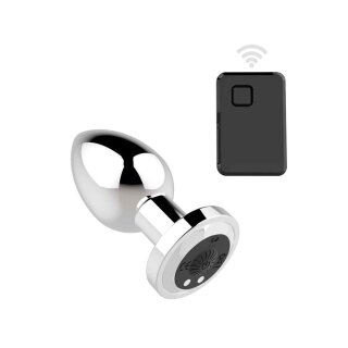 Stainless Steel Butplug with Remote