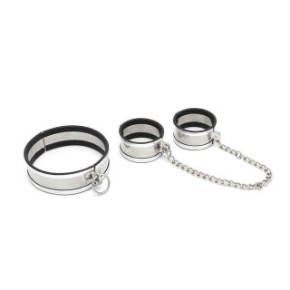 Steel Large Collar & Cuffs